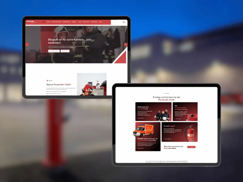 Feuerwehr Hürth – Webdesign