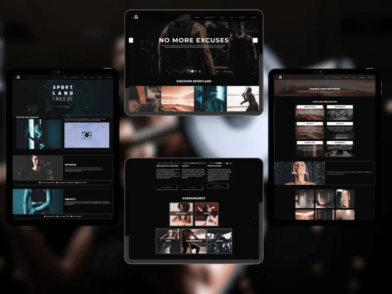 Sportland Erlangen – Webdesign