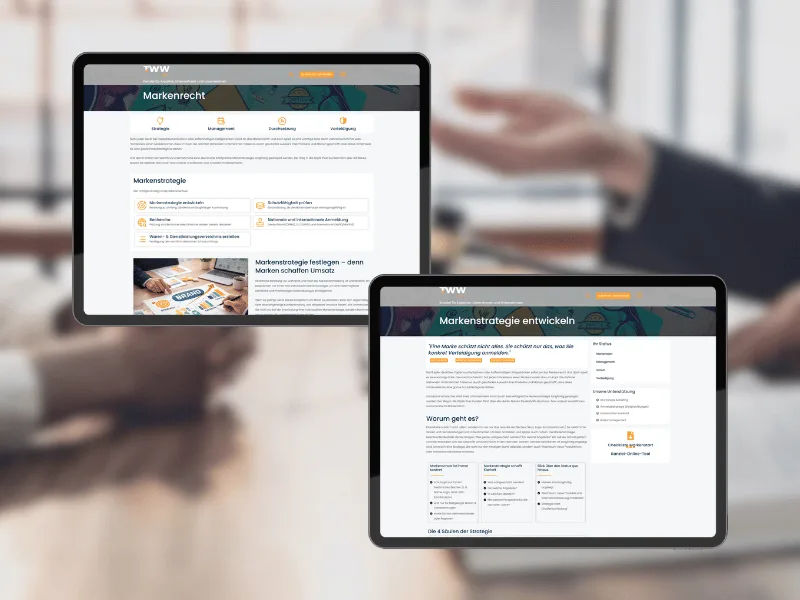 TWW Law – Webdesign