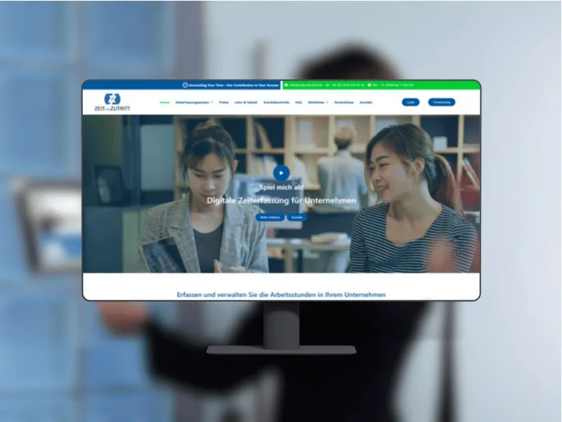 ZEITundZUTRITT – Webdesign